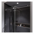 black shower screen Anzzi SHOWER - Shower Doors - Sliding Chrome