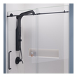 60 inch shower glass door Anzzi SHOWER - Shower Doors - Sliding Black