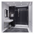 frosted bathtub shower doors Anzzi SHOWER - Shower Doors - Sliding Nickel