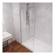 glass shower door partition Anzzi SHOWER - Shower Doors - Fixed Nickel