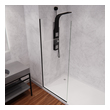 glass door with tub Anzzi SHOWER - Shower Doors - Fixed Black