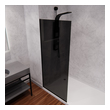 60 frameless glass shower doors Anzzi SHOWER - Shower Doors - Fixed Black
