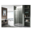 glass shower box Anzzi SHOWER - Shower Doors - Sliding Chrome
