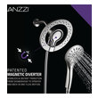 rain and handheld shower head Anzzi SHOWER - Shower Heads Nickel