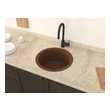 large single bowl kitchen sink undermount Anzzi KITCHEN - Kitchen Sinks - Drop-in - Copper Copper