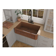 single bowl farmhouse sink Anzzi KITCHEN - Kitchen Sinks - Farmhouse - Copper Copper