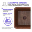 kitchen sink one bowl stainless steel Anzzi KITCHEN - Kitchen Sinks - Drop-in - Copper Copper