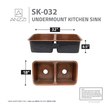 workstation in kitchen Anzzi KITCHEN - Kitchen Sinks - Drop-in - Copper Copper