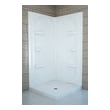 bathtub shower combo Anzzi SHOWER - Shower Walls - Corner White