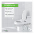 dual flush fitting Anzzi BATHROOM - Toilets - Bidet Seats White