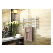 bathroom counter towel rack Anzzi BATHROOM - Towel Warmers - Wall Mounted Nickel