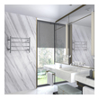floor standing electric towel rail Anzzi BATHROOM - Towel Warmers - Wall Mounted Chrome