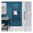 wall mounted towel dryer Anzzi BATHROOM - Towel Warmers - Wall Mounted Black