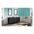 farmhouse wood bathroom vanity Anzzi BATHROOM - Vanities - Vanity Sets Black