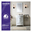 bathroom black cabinets Anzzi BATHROOM - Vanities - Vanity Sets White