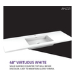 60 in floating vanity Anzzi BATHROOM - Vanities - Vanity Sets Gray