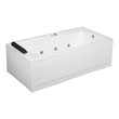 corner whirlpool tub with shower aston Bathtubs White Acyrllic Modern