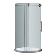 frameless sliding shower doors 60 x 72 aston Shower Enclosure Chrome Modern; Contemporary