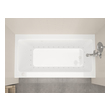  Atlantis BATHROOM - Bathtubs - Drop-in Bathtub - Alcove - Air White