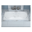  Atlantis BATHROOM - Bathtubs - Drop-in Bathtub - Rectangle - Whirlpool White