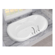  Atlantis BATHROOM - Bathtubs - Drop-in Bathtub - Oval - Air White