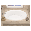  Atlantis BATHROOM - Bathtubs - Drop-in Bathtub - Oval - Dual White