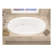  Atlantis BATHROOM - Bathtubs - Drop-in Bathtub - Oval - Dual White