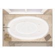  Atlantis BATHROOM - Bathtubs - Drop-in Bathtub - Oval - Whirlpool White