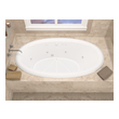  Atlantis BATHROOM - Bathtubs - Drop-in Bathtub - Oval - Whirlpool White
