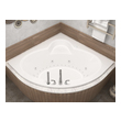  Atlantis BATHROOM - Bathtubs - Drop-in Bathtub - Corner - Dual White