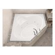  Atlantis BATHROOM - Bathtubs - Drop-in Bathtub - Corner - Whirlpool White