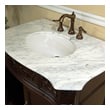 70 vanity single sink Bellaterra Carrara White Marble