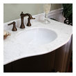 bathroom vanity with quartz top Bellaterra White Marble