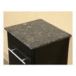 floor standing vanity units with basin and drawers Bellaterra Baltic Brown Marble 