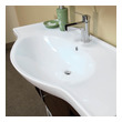 bathroom sink countertop ideas Bellaterra White Ceramic 