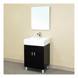 bathroom vanity for small bathroom Bellaterra White Ceramic 