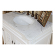 black bathroom vanity set Bellaterra White marble