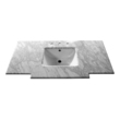 sink vanity 36 Bellaterra White Carrara marble