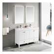 white oak double bathroom vanity Blossom Modern
