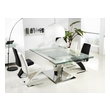 white marble top dining table set Casabianca Dining Table Dining Room Tables Clear