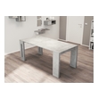 bench dining table set Casabianca EXPANDABLE CONSOLE TABLE Dining Room Tables Light gray