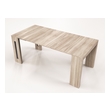 birch side table Casabianca EXPANDABLE CONSOLE TABLE Accent Tables Light oak