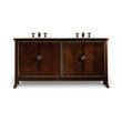 one sink vanity Cole and Co Bathroom Vanities Medium chestnut finish and antique gold hand-painted accents on cross-cut walnut veneers Traditional, Transitional or Contemporary