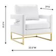 julia chair Contemporary Design Furniture Accent Chairs White