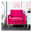 blue velvet reading chair Contemporary Design Furniture Accent Chairs Chairs Pink