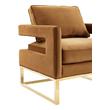 swivel leather lounge chair Contemporary Design Furniture Accent Chairs Cognac