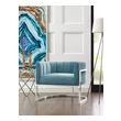 fabric occasional chair Contemporary Design Furniture Accent Chairs Sea Blue
