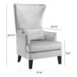 slip chairs Contemporary Design Furniture Accent Chairs Silver