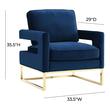 black accent furniture Contemporary Design Furniture Accent Chairs Navy