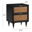 tov furniture side table Contemporary Design Furniture Nightstands Night Stands Black